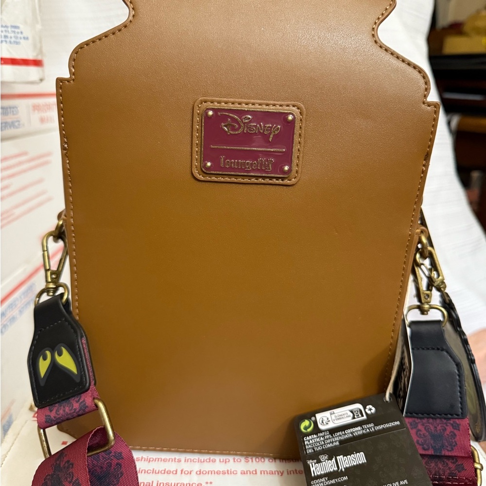 Loungefly Haunted Mansion Backpack NWT Glows in the Dark - Picture 3 of 9